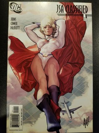 Jsa Classified 1 Nm Adam Hughes Variant Cover Power Girl Cgc It Dc Comics