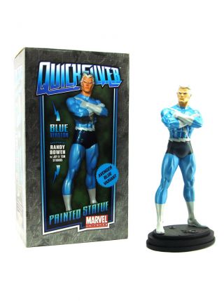 Bowen Designs Quicksilver Statue Avengers Blue Variant 740/1000 Marvel Sample