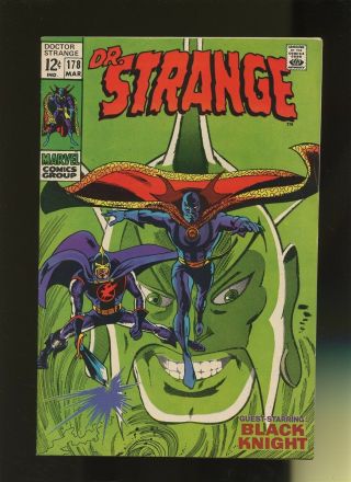 Doctor Strange 178 Fn,  6.  5 1 Book Marvel 1969,  Vol.  1 Black Knight Tiboro