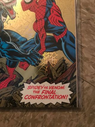 The Spider - Man 375 Marvel Venom vs Spider - Man Gold Cover 4