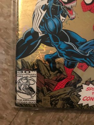 The Spider - Man 375 Marvel Venom vs Spider - Man Gold Cover 5
