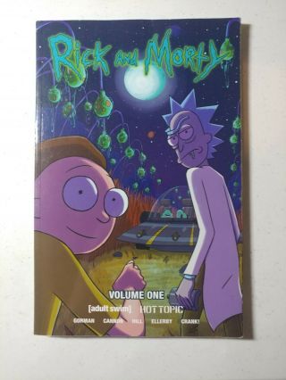 Rick And Morty Vol 1 Tpb Trade Paperback Oni Press Hot Topic Variant Cover