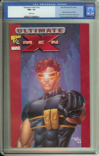 Ultimate X - Men 1/2 Cgc 9.  6 White Pages // Mail Away Exclusive