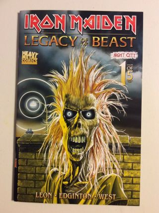 Iron Maiden 1 Sdcc Glow In The Dark Variant Legacy Of The Beast