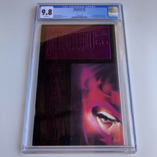 Magneto 0 Cgc 9.  8 A Twisting Of A Soul Bill Sienkiewicz Embossed Foil Cover