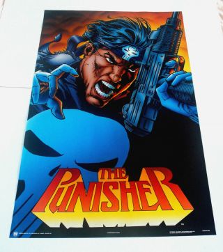 The Punisher Poster From 1989 Marvel Comics Vintage And Rare