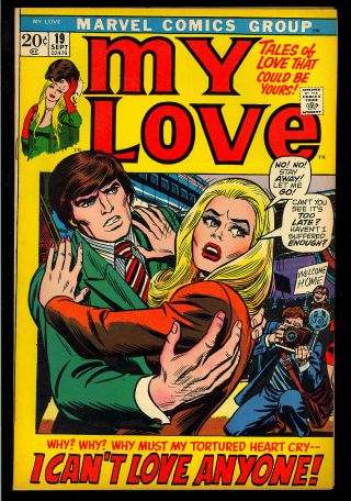 My Love 19 Bronze Age Romance Comic Marvel 1972 Fn