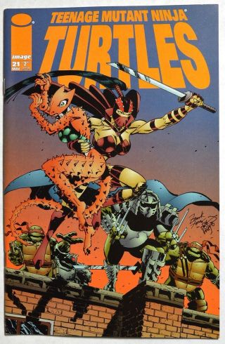 K081.  Teenage Mutant Ninja Turtles 21 8.  5 Vf,  Image Comics (1999) 1st Printing