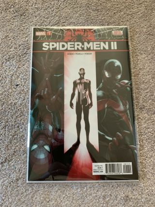 Spider - Men Ii 1 First Appearance Of Evil Miles Morales 616