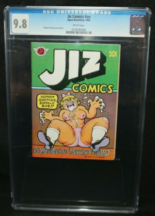 Jiz Comics Nn - Robert Crumb Cover And Art - Cgc Grade 9.  8 - 1969