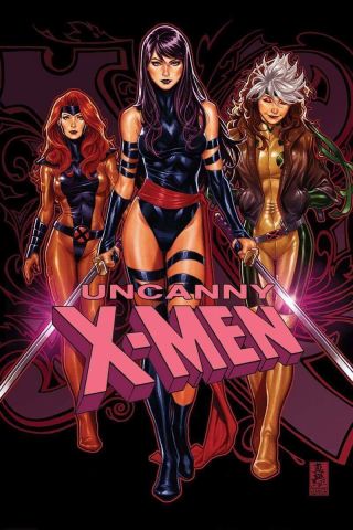 Uncanny X - Men 1 Mark Brooks Variant Cover Psylocke Pre - Marvel Comic 2018