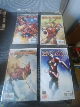 The Invincible Iron Man 1 2 3 4 2008 Marvel Comics