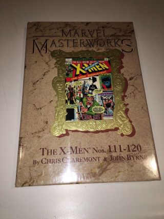 Marvel Masterworks The X - Men Vol 24 Nos 111 - 120 1st Printing Hc W/ Dj Oop