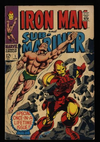 Iron Man And Sub - Mariner 1 Vg,  4.  5