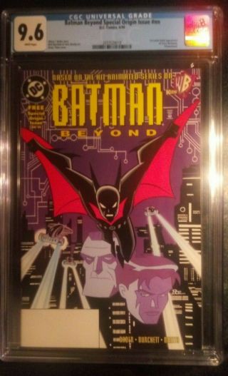 Batman Beyond Special Origin Issue Cgc 9.  6 White Pages