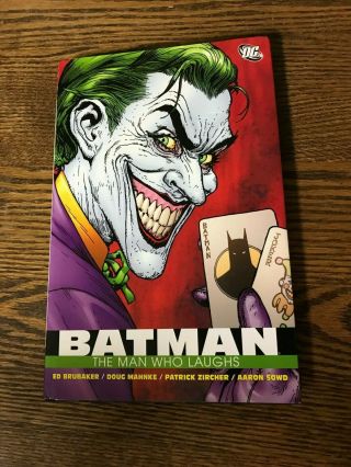 Batman Joker The Man Who Laughs Last First Printing 2005 Graphic Novel Hardcover