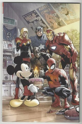 Marvel Comics 1000 D23 Variant Cover Ramos Mickey Mouse