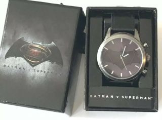 Men ' s DC Comics Batman V Superman Hero Dawn of Justice Black Wrist Watch 2