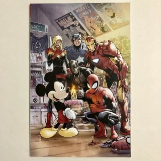 Marvel Comics 1000 D23 Expo Cover Variant Disney Mickey Mouse Humberto Ramos