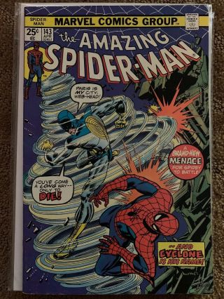 The Spider - Man 143,  1st Mj/peter Kiss 1st Cyclone Key Issue 