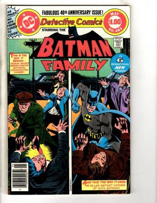 Detective Comics 483 Nm - Dc Comic Book Joker Gotham Batman Robin Catwoman Td1