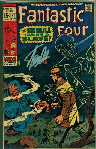Fantastic Four 90 CGC 6.  5 SS Signature Series Signed Stan Lee 2