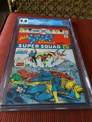 All Star Comics 58 Cgc 9.  0 Dc 1976 1st Appearance Of Power Girl Vf / Nm