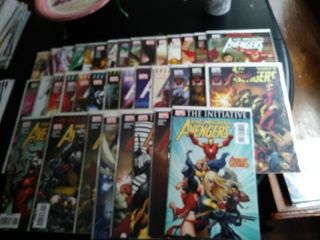 Mighty Avengers 1 - 36 (complete Series) Ms Marvel Iron Man Black Widow