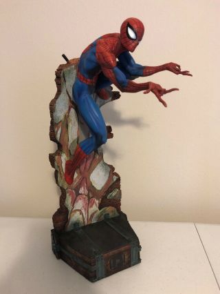 Sideshow Spider - Man Comiquette J Scott Campbell Exclusive Statue Marvel Avengers