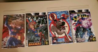 Supergirl 33 & Superman 14 Recalled Comics - All 4 Covers Nm