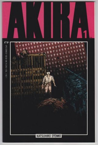 Akira 1 Nm - 9.  2 Epic Comics First Issue