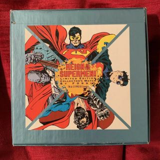 REIGN OF THE SUPERMEN / LIMITED EDITION COLLECTOR’S WATCH / 1993 / FOSSIL / NIB 5
