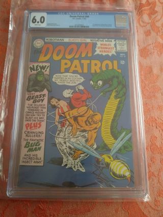 Doom Patrol 99 (nov 1965) Cgc 6.  0 1st App Beast Boy Dc Comics