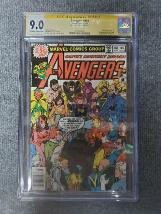 Avengers 181 Cgc 9.  0 First Appearance Scott Lang Signed By Stan Lee