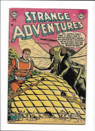 Strange Adventures 33 [1953 Vg] Captain Comet " The Human Beehive "