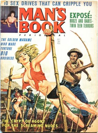 Man’s Book - Oct 1965 - Commie Torture Bondage - Cheesecake - Pulp Thrills