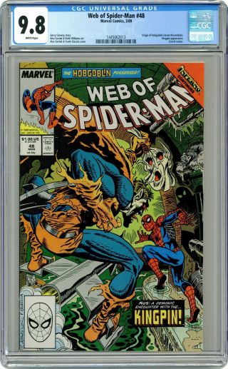 Web Of Spider - Man (1st Series) 48 1989 Cgc 9.  8 1445062013