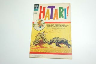 Vintage Dell Hatari Movie Comic 1962 From John Wayne 