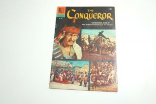 Vintage Dell The Conqueror Movie Comic 1956 690 From John Wayne 