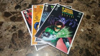 Green Lantern Vs Aliens 1 - 4 Nm - To Vf/nm 9.  2 9.  0 Complete Series