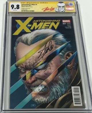 Marvel Astonishing X - Men 1 Signed Stan Lee Cgc 9.  8 Ss 1:50 Cassady Ri Variant