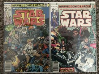 Star Wars 2 And 3,  Marvel (1977),  A Hope,  Vf/nm