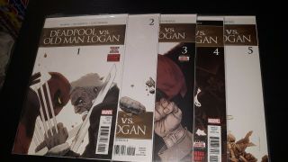 Deadpool Vs Old Man Logan 1 - 5 1 2 3 4 5 1st Print Complete Set Marvel Wolverine