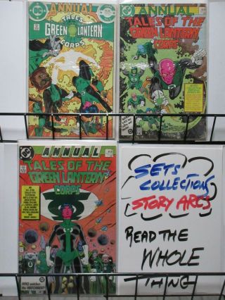 Tales Of The Green Lantern Corps (dc,  1981) Annual 1 - 3 Vf - Nm Alan Moore
