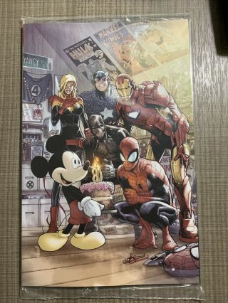 Marvel Comics 1000 D23 Expo 2019 Variant Edition Mickey Mouse Spiderman Ramos