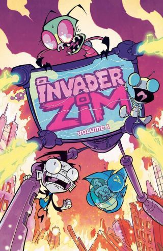 Invader Zim Vol 1 Tpb Oni Press Humor Cartoon Comics Jhonen Vasquez Tp