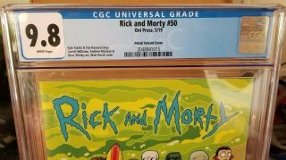 RICK AND MORTY 50 (HORAK VARIANT COVER) CGC 9.  8 NM/MT. 2