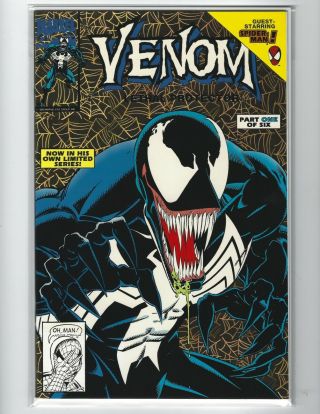Venom Lethal Protector 1 Gold Foil Variant Edition.  9.  0 VF/NM 4