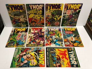 1966 - 1972 Marvel The Mighty Thor Comics 132 139 142 149 167 168 175 183 192 203