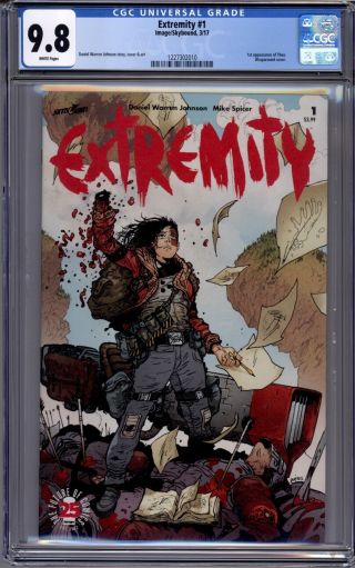 Extremity 1 Image Comics 1st Appearance Of Thea 1st Print Cgc 9.  8